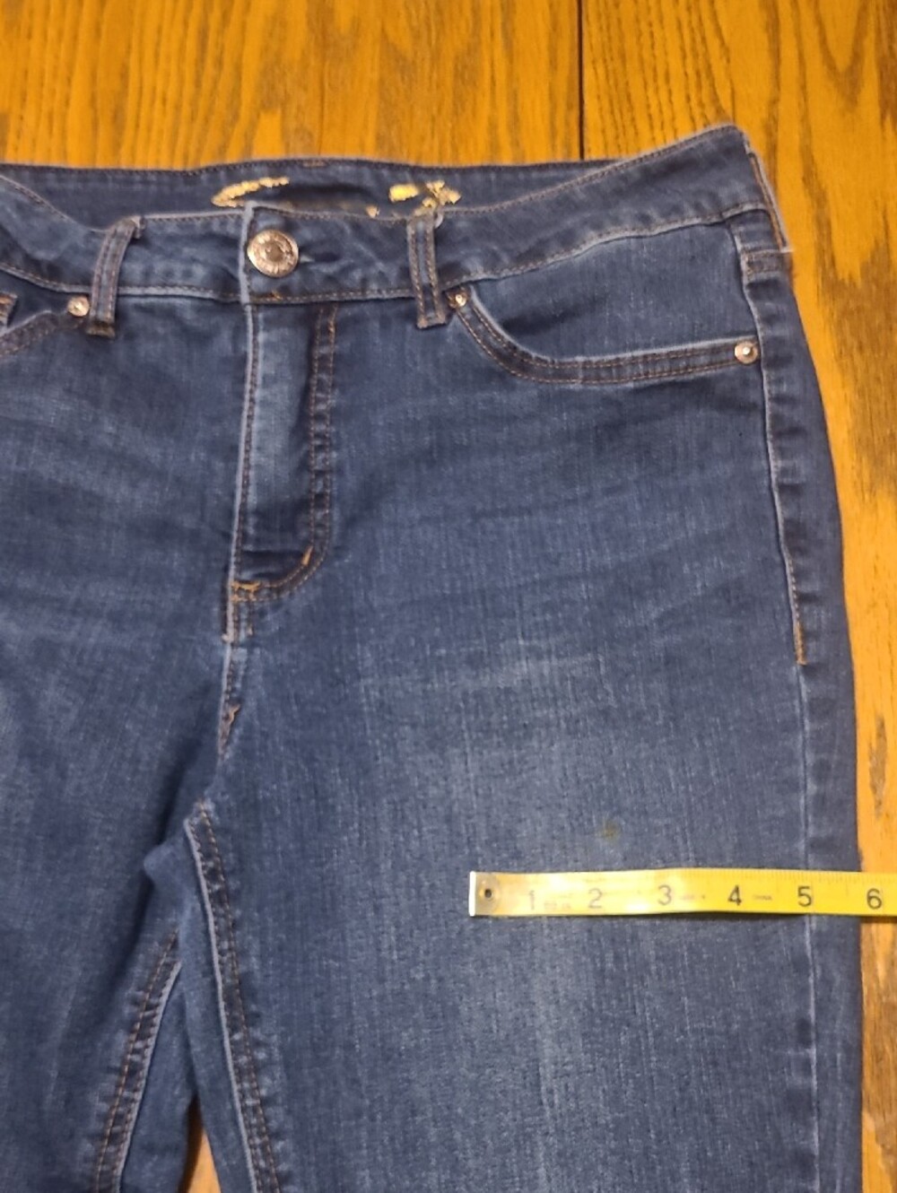Seven7 Women’s Dark Blue Denim Jeans - Size 8 - Picture 13 of 13